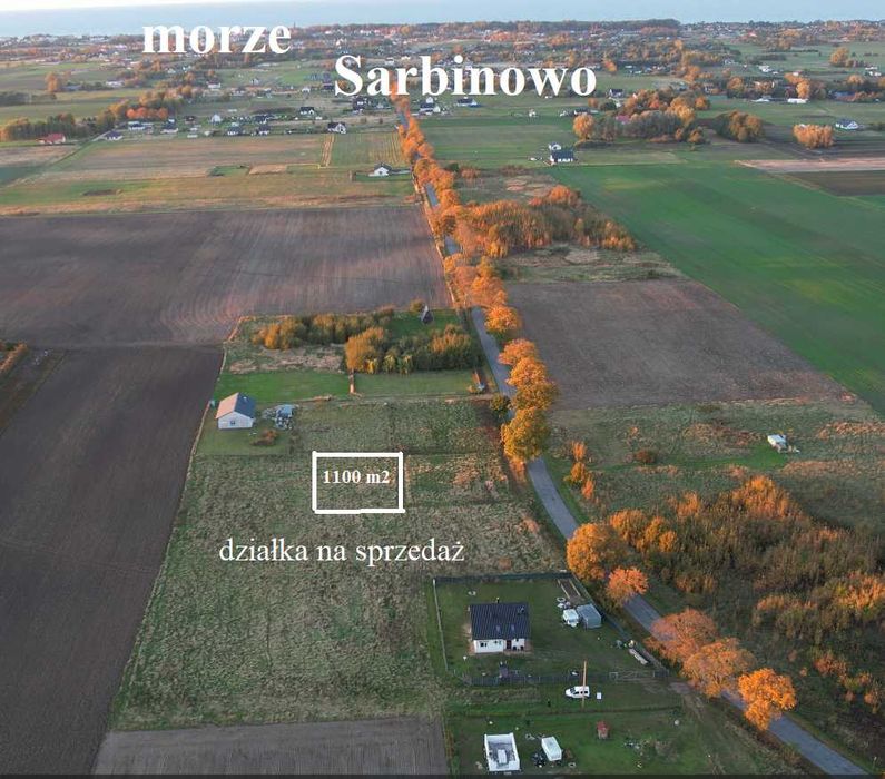 Sarbinowo działka nad morzem na sprzedaż