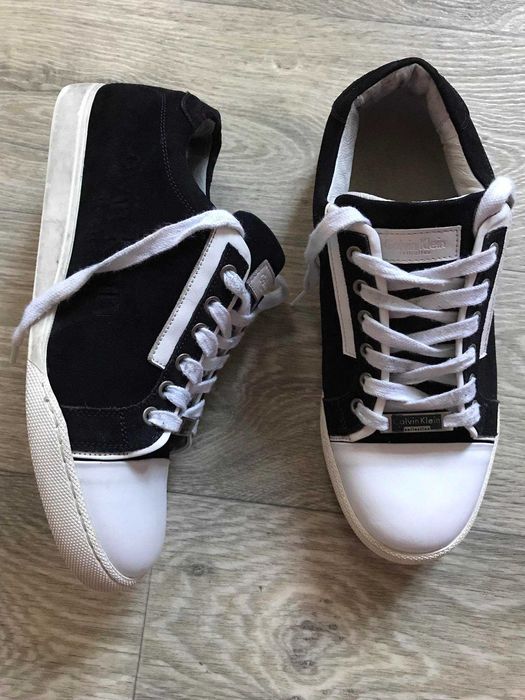 Кроссовки кеды Calvin Klein  оригинал натур. кожа Р42/41 ст.26,5/27см