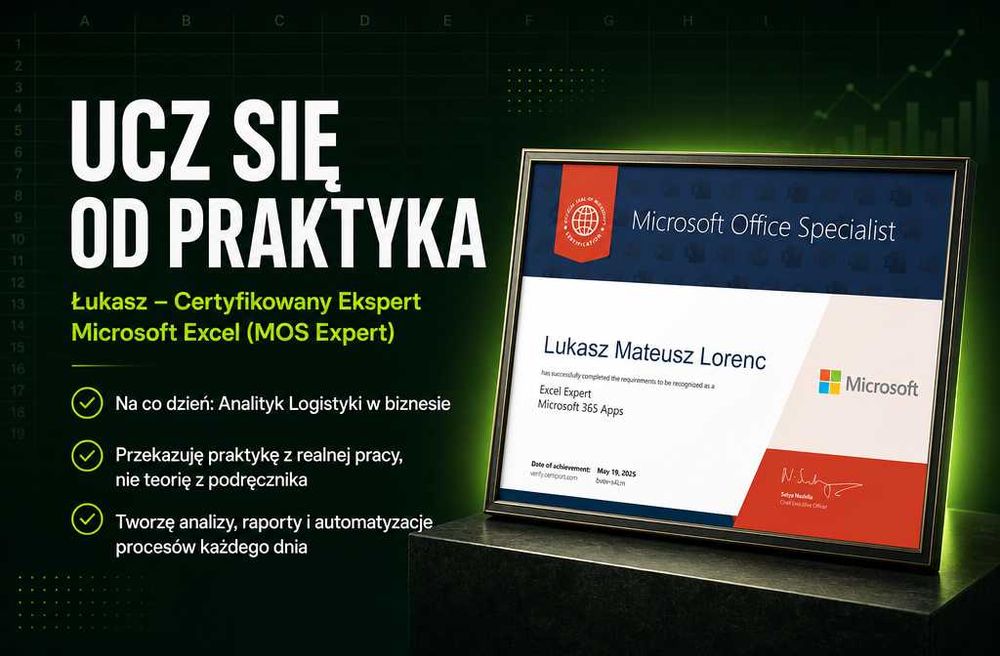 Korepetycje i konsultacje z MS Excel (online)