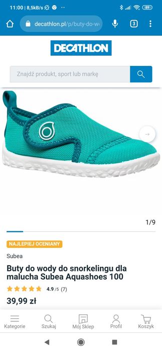 Buty do wody nowe  rozmiar 24/25 Decathlon