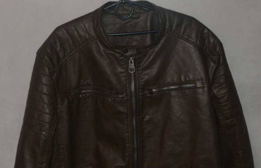 Męska ramoneska C&A z eco skóry XXL