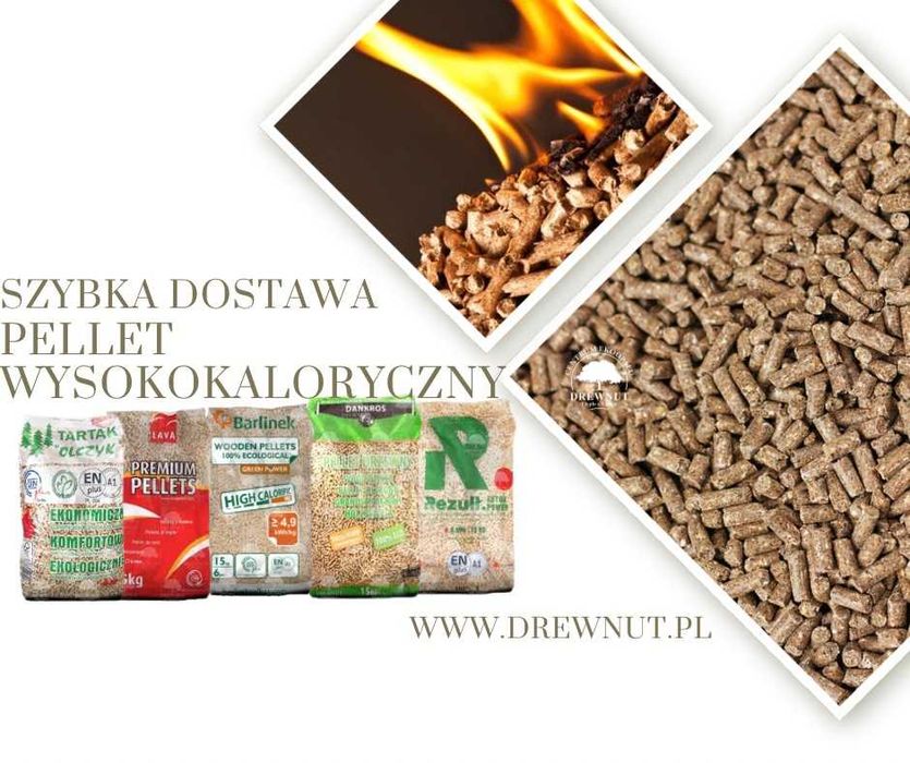 pellet NAJTAŃSZY oraz pelet Gold Drewnut Olczyk Feniks Barlinek A1 A2