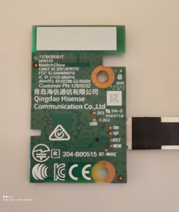 Módulo wifi tv Hisense