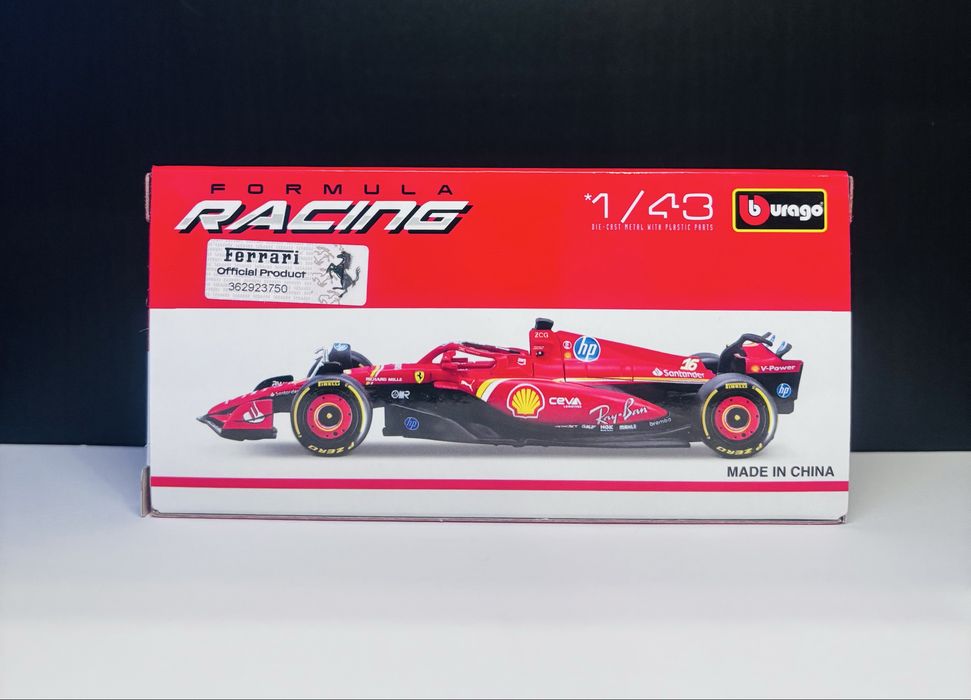 Miniatura F1 1:43 Ferrari SF-24 2 modelos diferentes+RedBull RB19