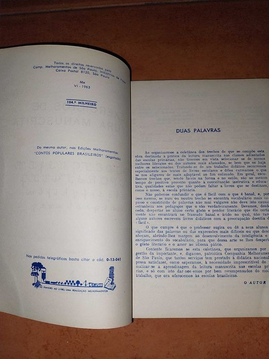 Exercícios de Leitura Manuscrita - Lindolfo Gomes