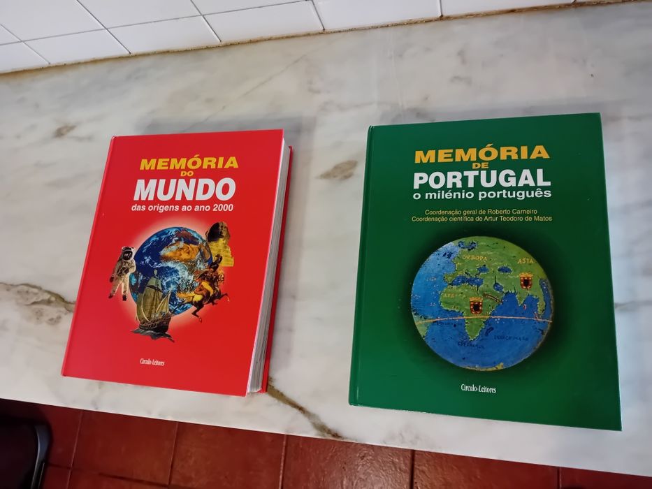 Conjunto de 2 Livros Memória do Mundo e Memória de Portugal