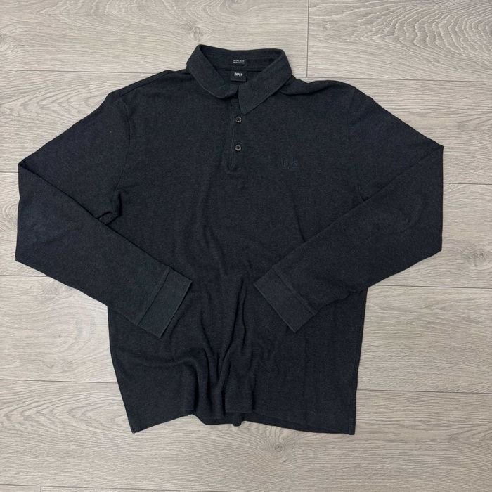 Люксовий Поло Лонгслів Хуго Бос Hugo Boss Pima Cotton, розмір L