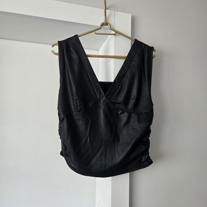 Czarna imprezowa bluzka top Shein M/L