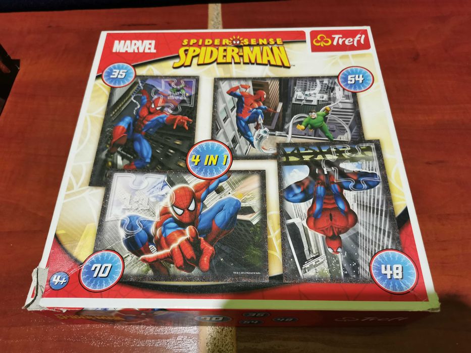 Puzzle Spiderman 4w1