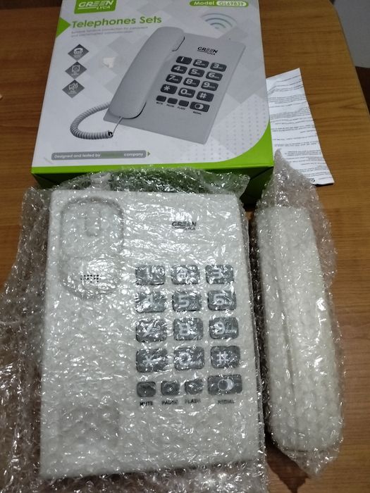 Telefone com fios novo
