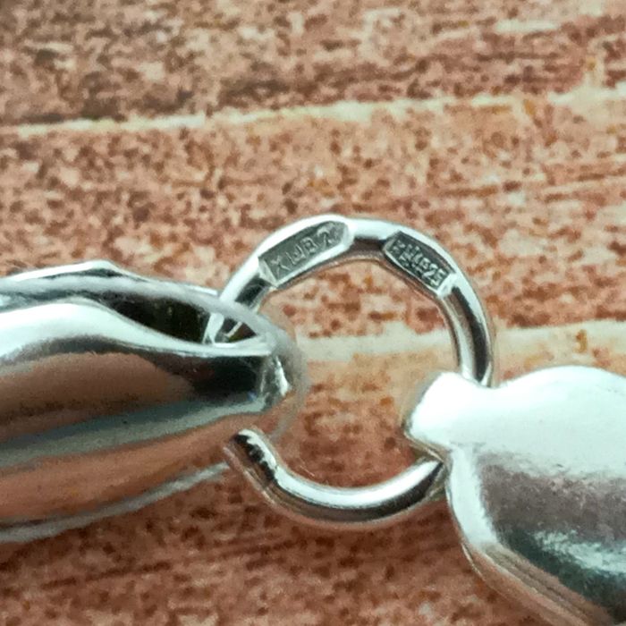 Серебряная цепочка якоря цепь якорь серебро 925 пробы