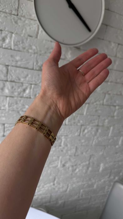 Годинник жіночий браслет Швейцарія CHRISTINA 107GW-W з діамантами