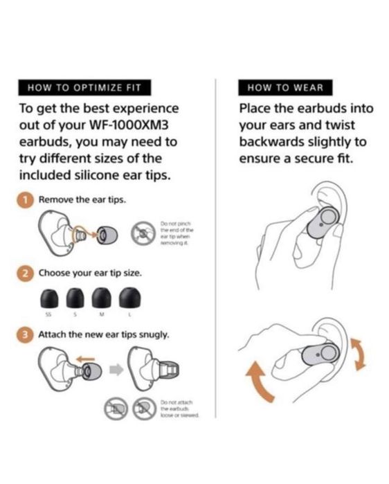 Навушники Sony WF-1000XM3