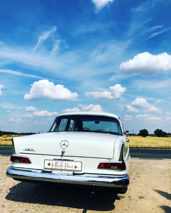 Zabytkowy samochód do ślubu przepiękny Mercedes Skrzydlak klasyk