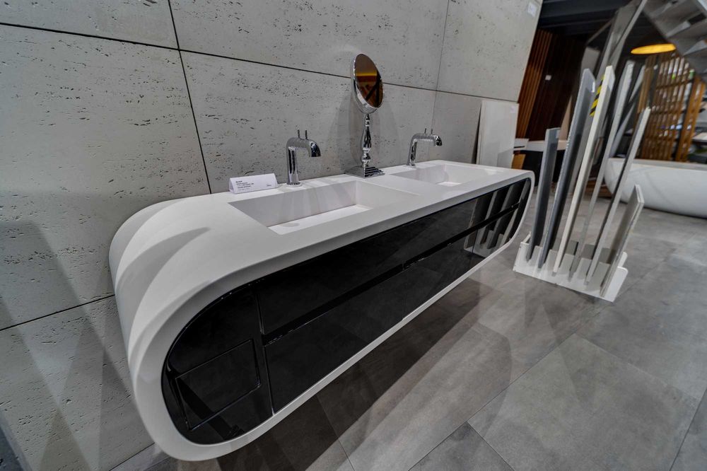 Szafka łazienkowa - umywalka podwójna GOOGLE 176x50 wys.42cm