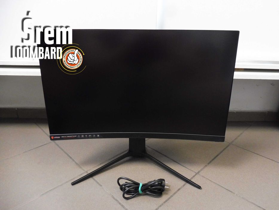 Monitor MSI MAG271CR, Kabel Zasilający, Stan db!