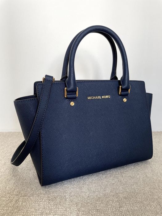 Torebka Michael Kors - Selma medium granatowa