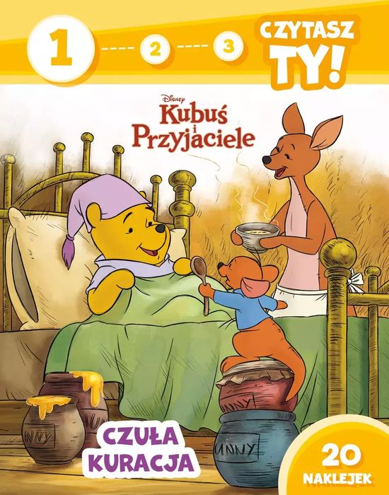 1, 2, 3, czytasz Ty! Poziom 1. Kubuś i przyjaciele. Czuła kuracja. Disney. Olesiejuk Sp. z o.o.. Nowy Produkt