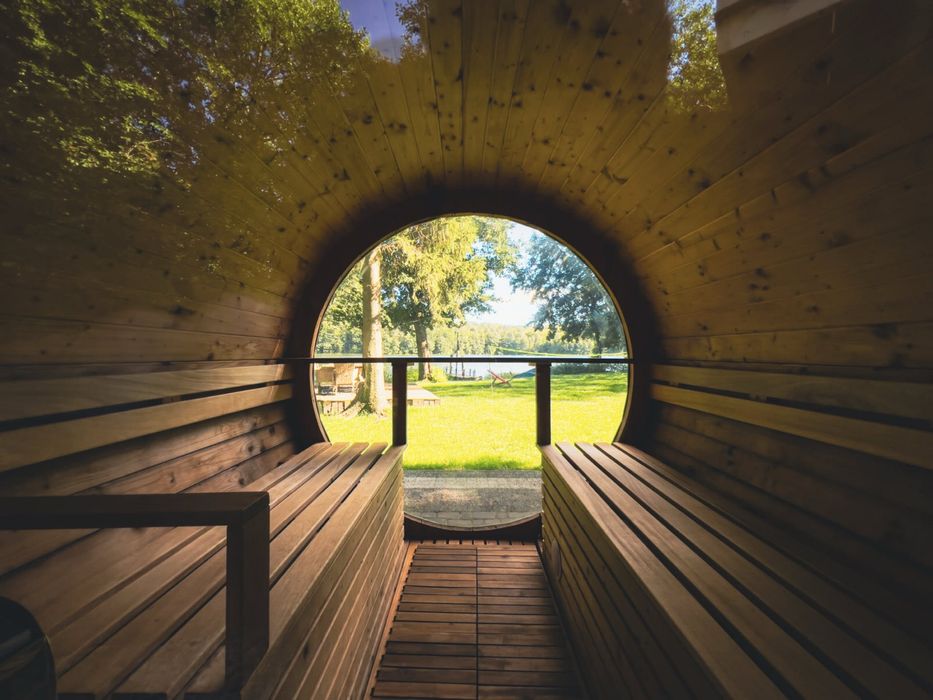 Domki na wyłączność, 16 osob, sauna, plaża,jacuzzi WAKCJE KASZUBY