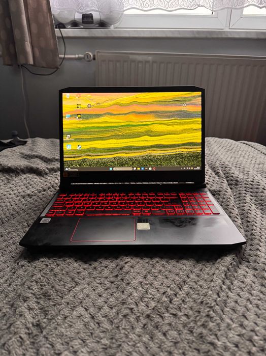Laptop Gamingowy Acer Intel i5 8x4.5GHz 10300H GTX1650 SSD 512GB Nitro 5 do gier