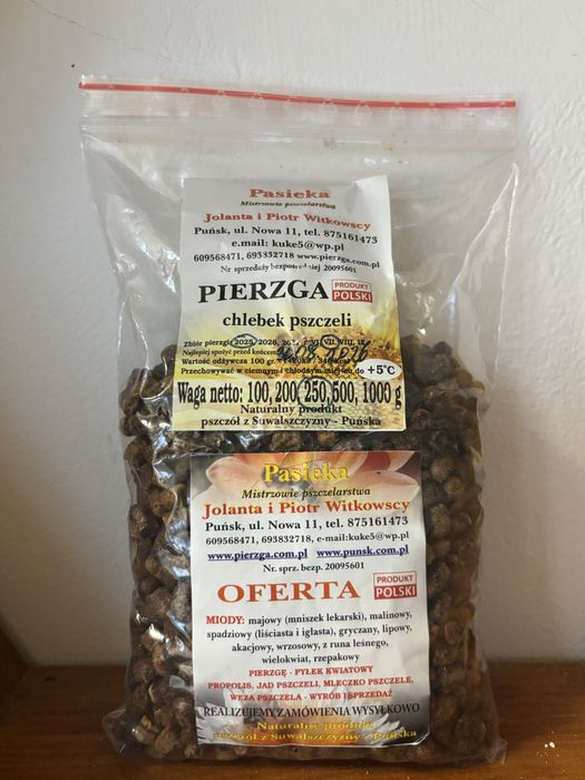 Pierzga pszczela 500g DOSTAWA