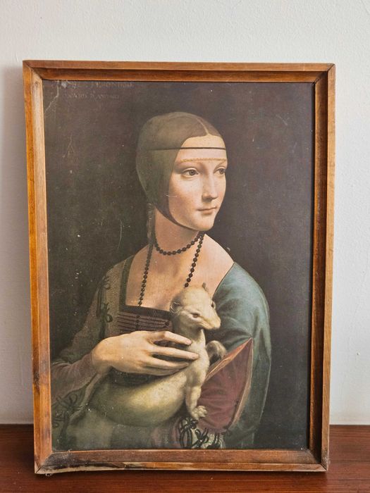 Fotografia na płótnie  Dama z gronostajem