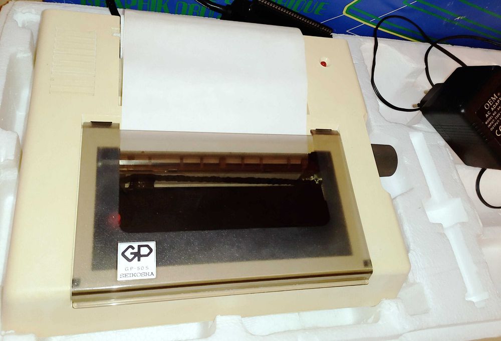 Impressora Seikosha GP-50 para ZX Spectrum