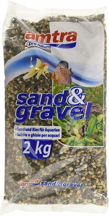 Żwirek naturalne 3-4 mm 2 kg AMTRA CROCI POLICROMO