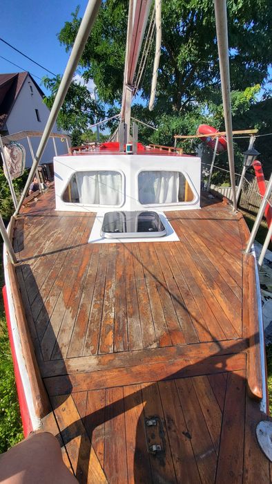 Jacht drewniany długość 7.5 m