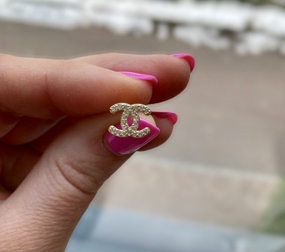 Kolczyki cc cyrkonie małe