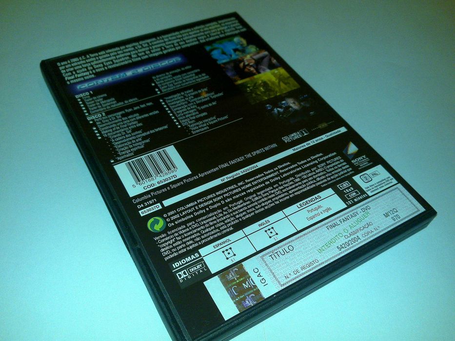final fantasy (edição especial 2 dvds)