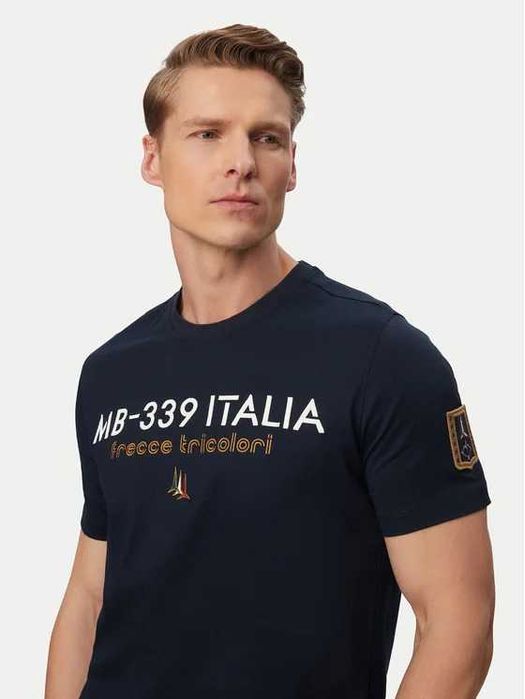 Aeronautica Militare T-shirt Emboidered Frecce Tricolori granatowy XXL