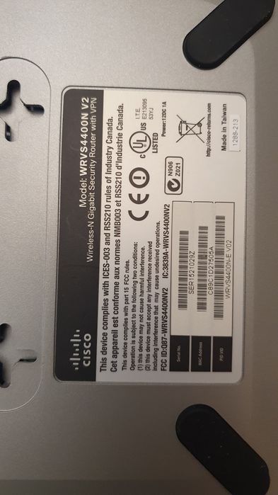 Маршрутизатор - Роутер Cisco SB WRVS4400N-V2