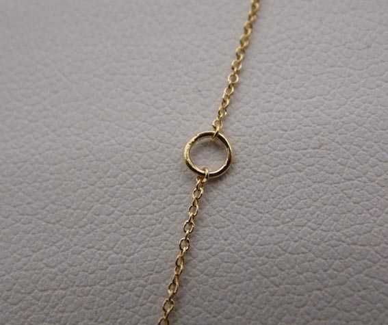 Tous złoty naszyjnik pękaty miś 41-46 cm.