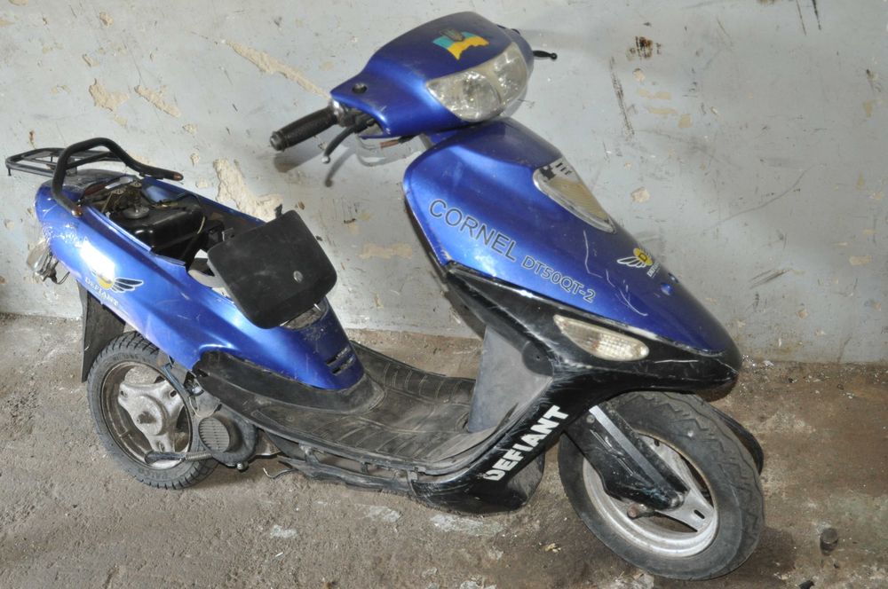 defiant мопед скутер