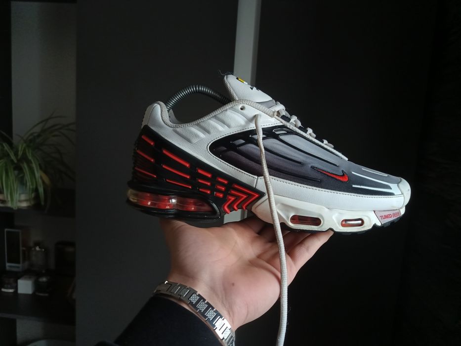 Nike Air Max Plus TN III White Red  (44)
