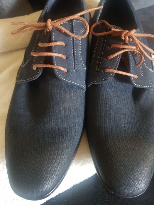 Buty męskie, Venice, granatowe, eleganckie r. 41, Nowe