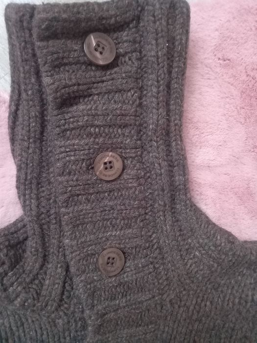 Sweter Golf brąz J.Lindeberg 36, S wełna gruby