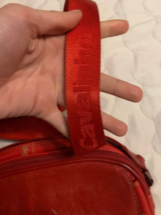 mala / bolsa tiracolo da cavalinho vermelha