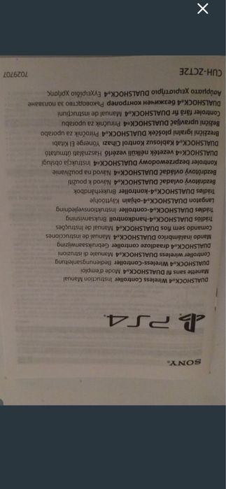 Manual Instrucoes comando Ps4