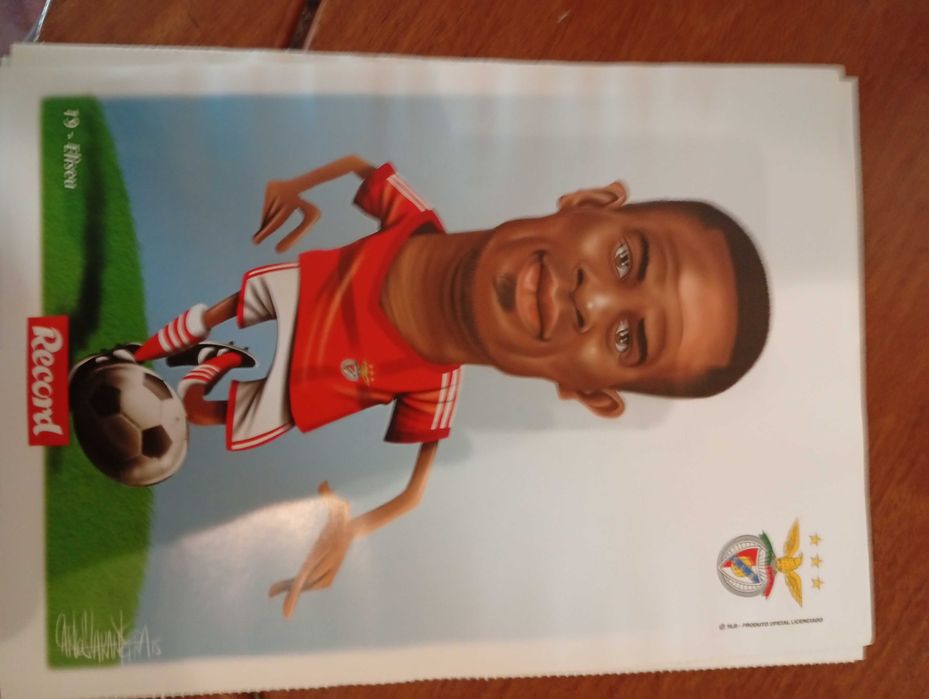 Álbum caricaturas do Benfica
