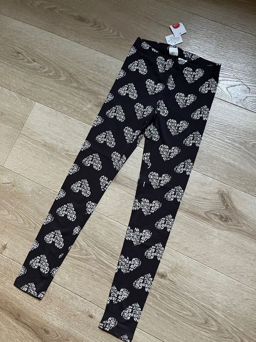 Za pół ceny nowe getry legginsy CoolClub r. 158 nadruki