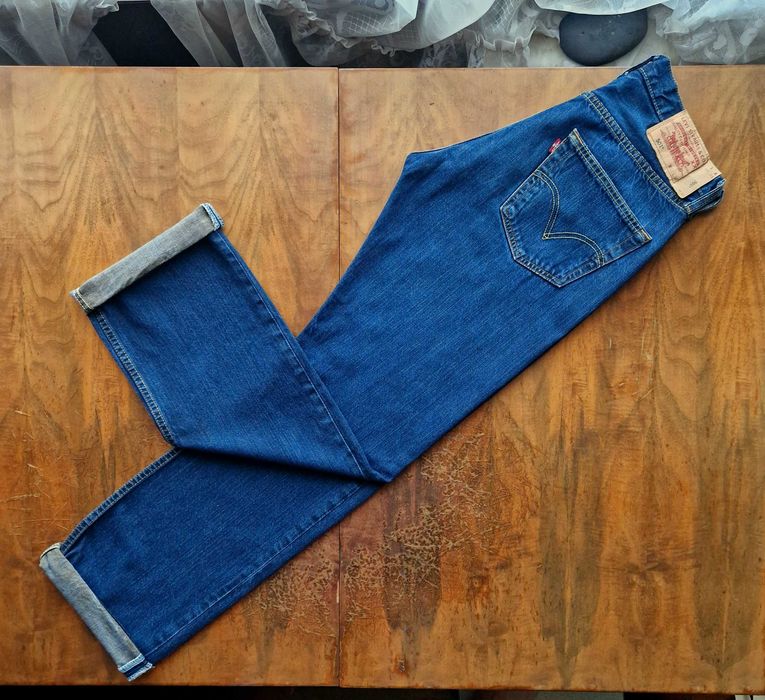 Джинсы (Levis 501) размер W32-L34 (Индиго)