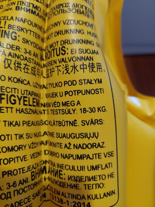 Colete insuflável para Criança