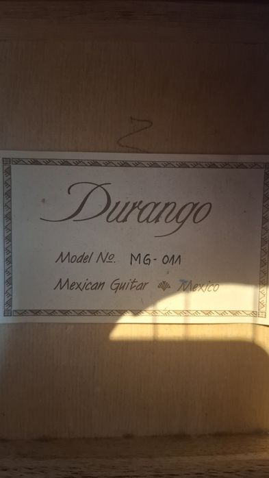 Gitara Durango MG-011 + pokrowiec Vatman