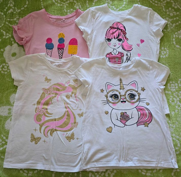 Футболки для девочки childrens place 7-8 лет 128-134 см