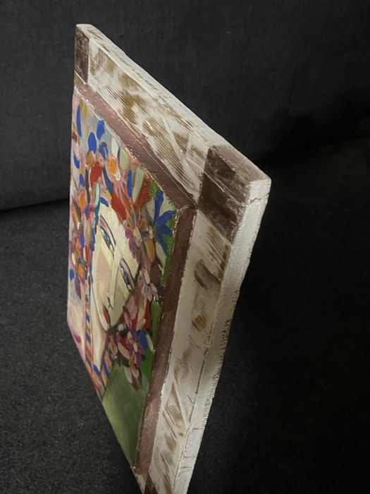 Авторська інтер’єрна картина — жіночий портрет, яскраві кольор