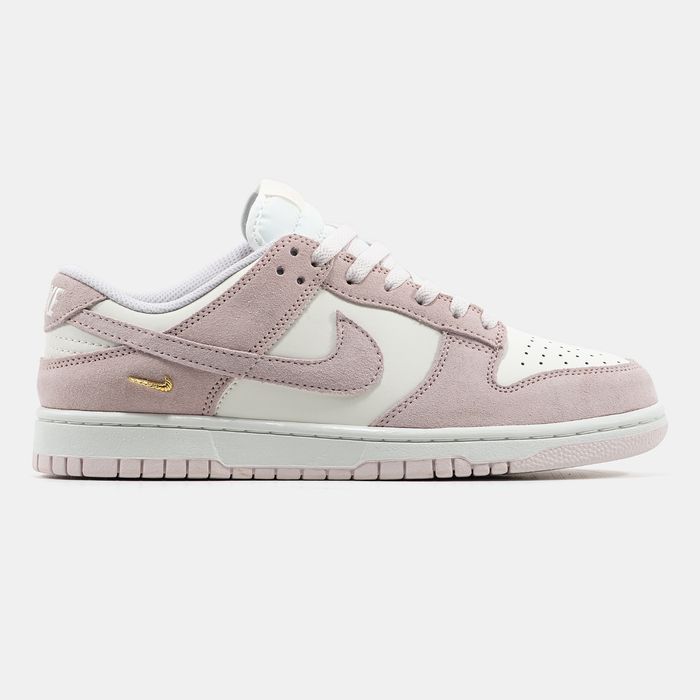 Nike SB Dunk low Pink Metallic Gold найк рожеві 36-41р