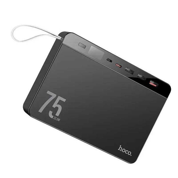 Павербанк 75000mAh HOCO J94 PD20W QC3.0 Power Bank швидка зарядка для роутера iPhone Samsung Xiaomi Android  ОПТ / Роздріб