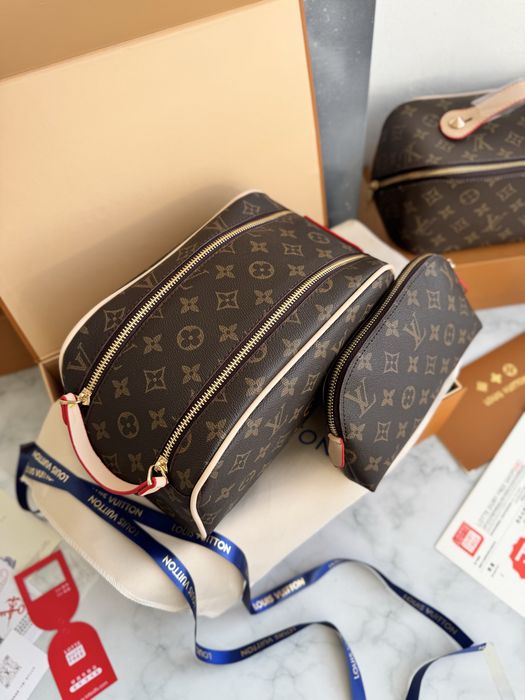 Косметичка Louis Vuitton Cosmetic, луі вітон коричнева, жіноча косметичка, органайзер